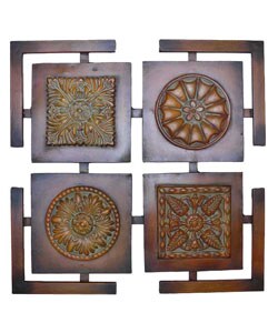 Handcrafted Decorative Metal Wall Plaque
