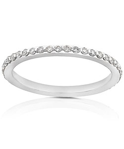 14k White Gold 2/5ct TDW Diamond Eternity Ring (H-I,I1)
