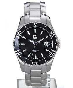 ESQ Tournament Men's Quartz Black Dial Watch $157