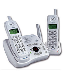 2.4GHz Dual Cordless Caller ID Answering System (Refurb)
