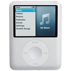 Apple iPod nano 8GB 3rd Generation Silver (Refurbished)