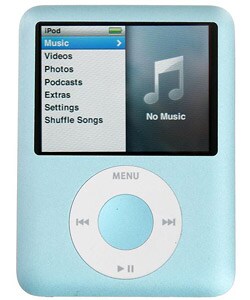 Apple MB249LL/A iPod nano 8GB Blue 3rd Generation (Refurbished)