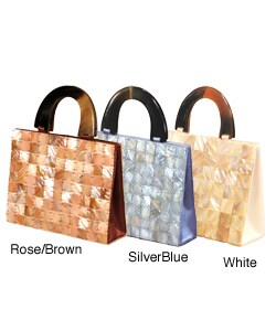 Mother of Pearl Evening Bags (Set of 2)