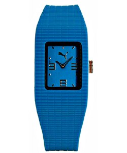 Puma Unisex Vega Blue Rubber Watch