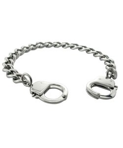 Stainless Steel Handcuff Chain Bracelet