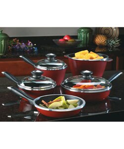 Regalware Red Cast Aluminum Pots and Pans