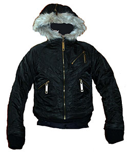 Yoki Women's Petite Hooded Nylon Jacket