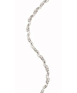 14k White Gold 1ct TDW Diamond 3-stone Bracelet (G-H-I, I1-I2)