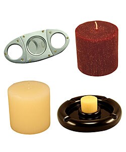 Onyx Black Ashtray Combo