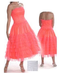 Hannah Embellished Strapless Evening Gown