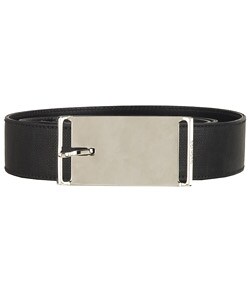 Christian Dior Canvas Logo Belt with Plate Buckle