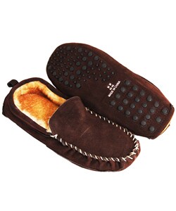 Nautica Men's Sonno Chocolate Slippers
