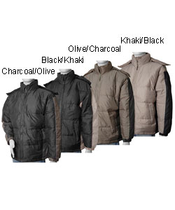 Urban Life Men's Bubble Down Hooded Coat