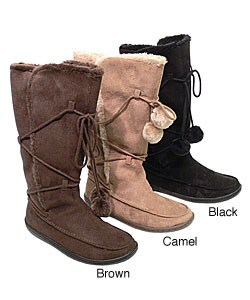 Glaze by Adi Ladies Open Shaft  Microsuede Boots