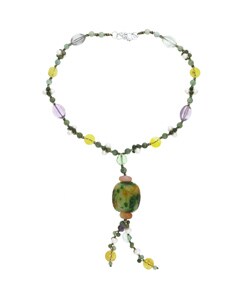 Carved Beads Good Luck Necklace