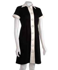 Spense Women's Colorblock Shirt Dress