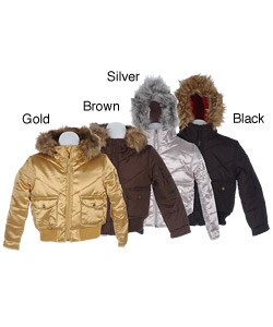 Scooter Brown Big Girl's Quilted Jacket
