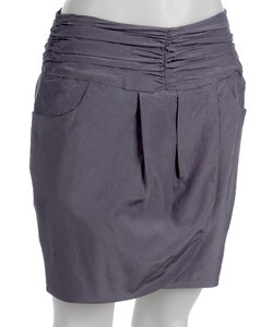 To The Max Light Indigo Shirred Waist Skirt from Overstock.com from overstock.com