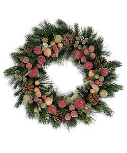 Iced Fruit and Berries Wreath