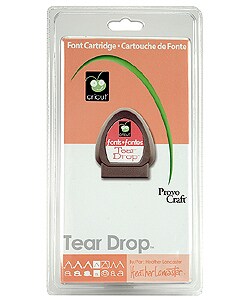 Cricut Tear Drop Cartridge