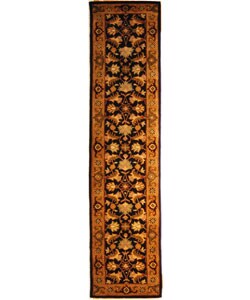 Heritage Green/ Gold Kashan Rug (2'3 x 10')