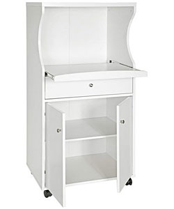 Tiffany White Microwave Cart