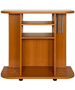 Tiffany Deluxe Light Cherry Finish TV Stand