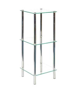 Square Chrome Etagere