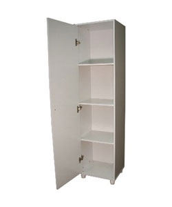White Single-door Storage Pantry