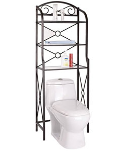 Black Metal Bathroom Space Saver