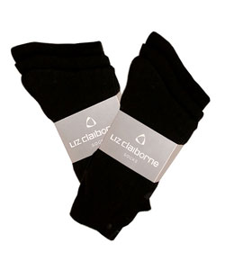 Liz Claiborne Women's Crew Socks (Set of 6 Pairs)