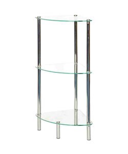Chrome Corner Etagere