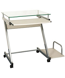 Mini Techno White Computer Desk