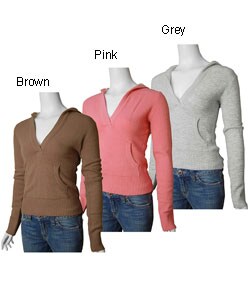 Kevo Collection Women's V-Neck Sweater Hoodie