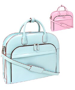 McKlein Wilmette Women's Leather Briefcase with Removable Laptop Sleeve