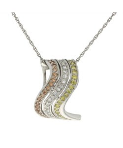 Maddy Emerson 'Tri-color' Wave Design Necklace