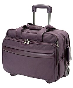 Andiamo Bravo Wheeled Tri-fold Garment Bag (Plum)