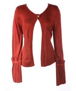 Larry Levine Buttoned Cardigan