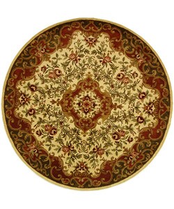 Classic Juliette Ivory/ Green Rug (6' Round).