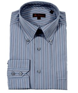 Ben Sherman Men's Long-sleeve Blue Dress Shirt