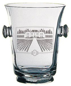 La Rochere Etched 'Vineyard' Ice Bucket