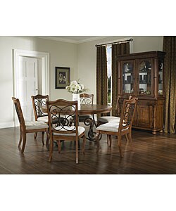 Dining Table with 4 Side Chairs and Buffet (6-piece set)