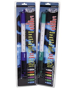 Pyle 10-inch Yellow LED Sound Activated Light Rod