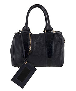 Balenciaga Leather Whistle Bag with Textured Trim