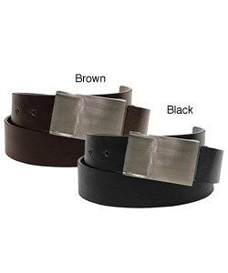 Boston Traveler Sliding Buckle Leather Belt