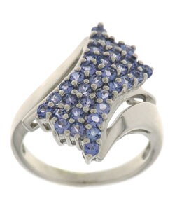 Sterling Silver and Tanzanite Ring