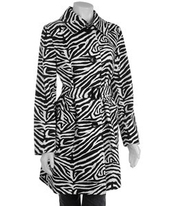 MICHAEL Michael Kors Zebra Print Rain Coat