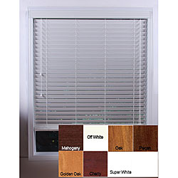 Customized 40-inch Real Wood Window Blinds