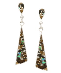 Sterling Silver Multi-gemstone Earrings