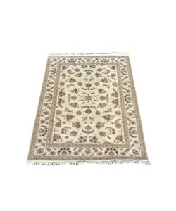 Sino Tabriz Hand-knotted Ivory Wool Rug (6' x 9')